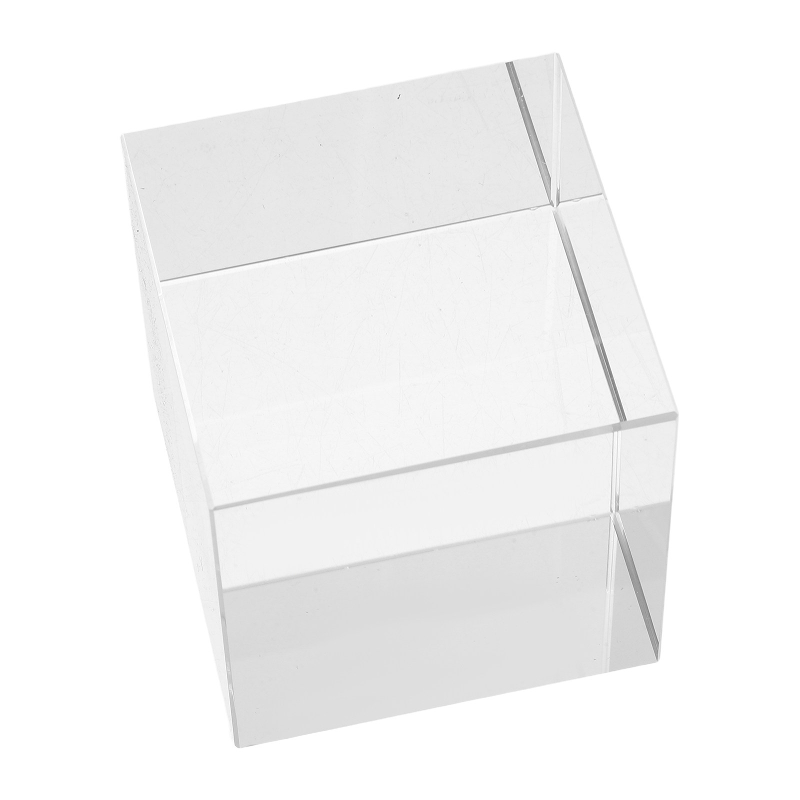 Paper Weight Crystal - ثقالة ورقية مربعة شفافة من الكريستال،