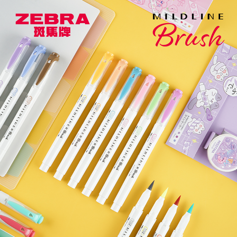 Zebra Pen Sarasa - زيبرا كولورز قلم تحديد برأسين بلومونز