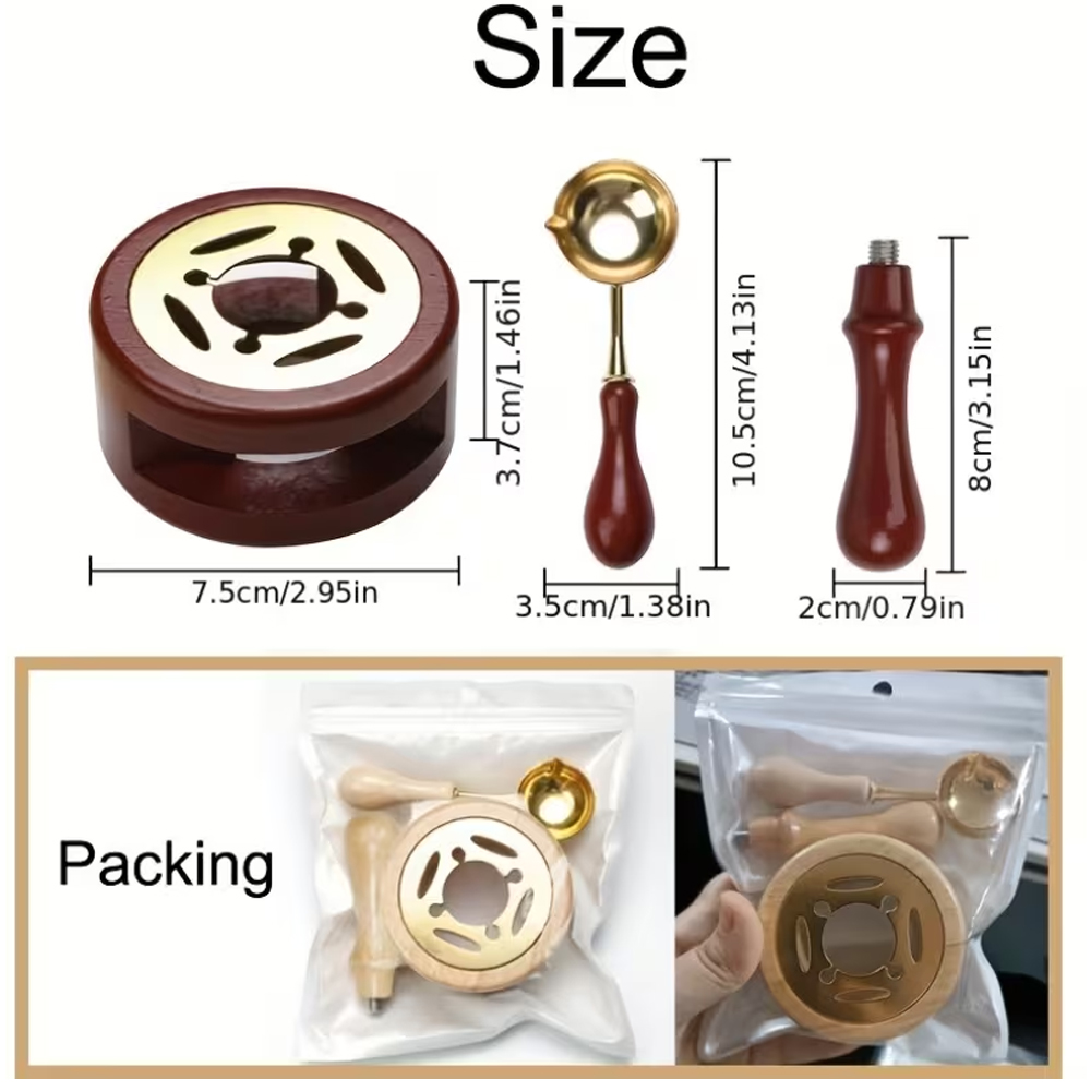 مجموعة أختام شمعية 2/3 قطع مع  - مراجعة Wax Seal Stamp Set وسعره