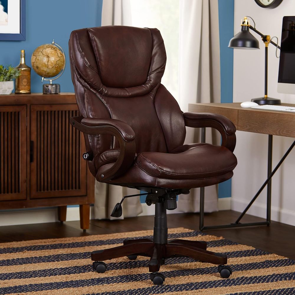 كرسي مكتب تنفيذي كبير الحجم من - مراجعة Leather Desk Pad وسعره