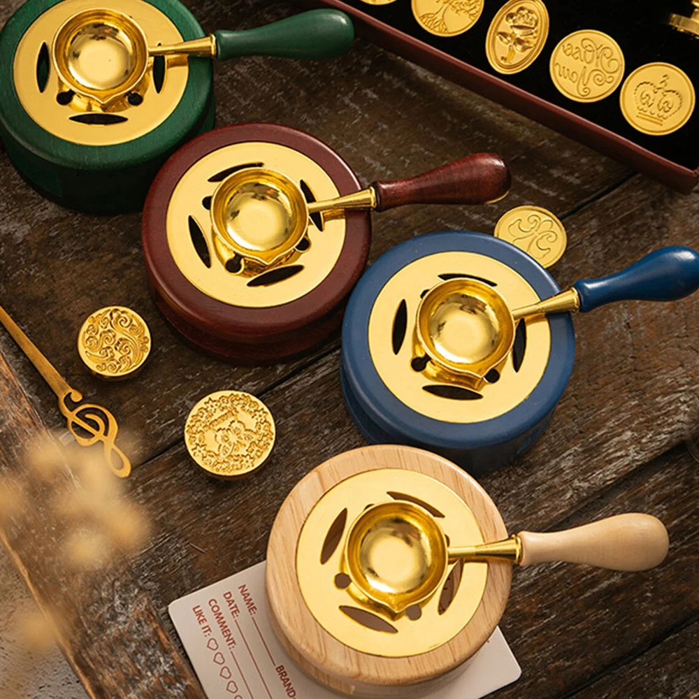 مجموعة أختام شمع للختم من الخش - مراجعة Wax Seal Stamp Set وسعره