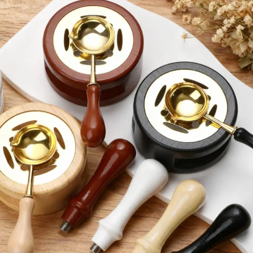 مجموعة أختام شمع للختم من الخش - مراجعة Wax Seal Stamp Set وسعره