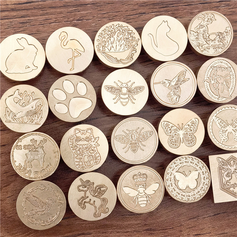 رأس ختم شمعي بتصميم فراشة وحيو - مراجعة Wax Seal Stamp Set وسعره